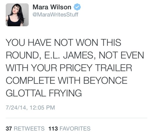 valley-guy:zohbugg:cleolinda:cinematicnomad: apparently e.l. james called former child star mara wil