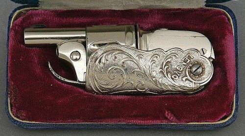 French LeNovo Model 1905 folding revolver.from Amoskeag Auctions
