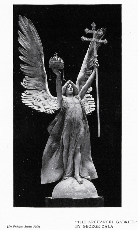 György Zala (1858-1937),  'Archangel Gabriel’, “The Studio”, 1899Source