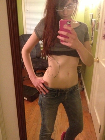 Left = beforeRight = now(The before are in a mirror, that’s why the tattoo is flipped)I though