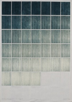 obsessedbythegrid:  Dora Maurer: Printing Till Exhaustion, 1979 