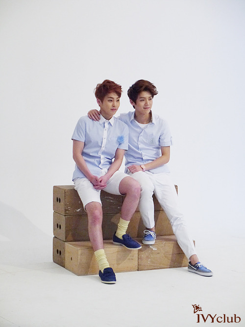 DAILYEXO — Xiumin, Luhan - 140306 Ivy Club 2014 Summer Season...