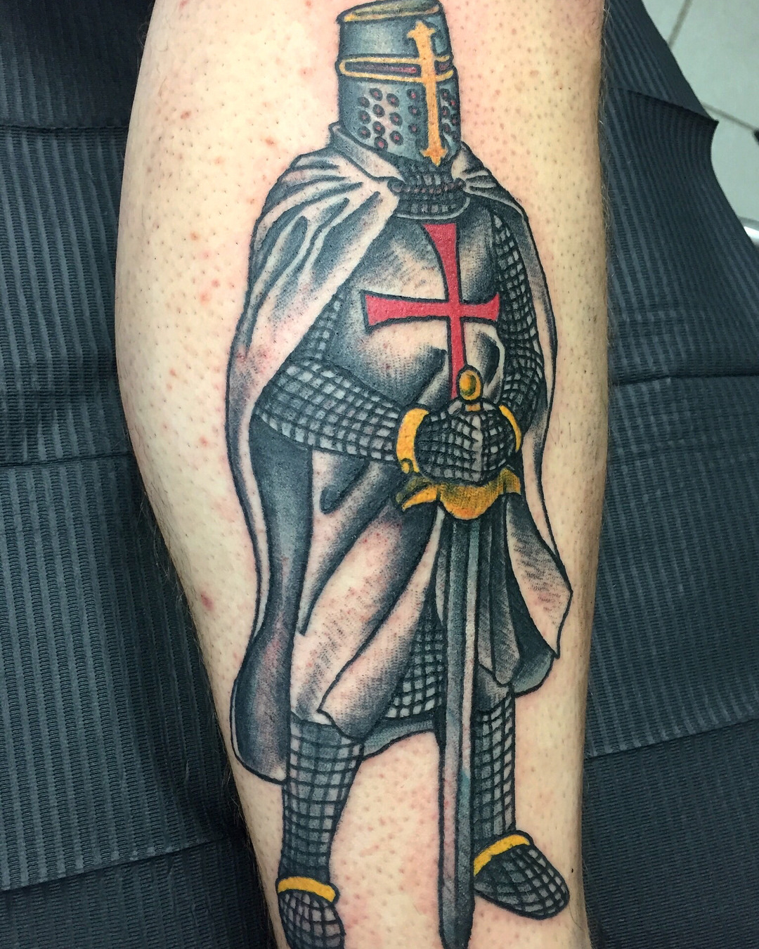 Knight Traditional Tattoo Style Graphics  Envato Elements