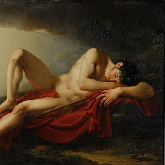 enchantemoimerlin:    Jacques RéattuLa Vision de Jacob, Rome, 1792. Huile sur toile,