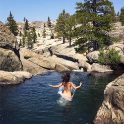 naturalswimmingspirit:  umatheallicatGiddy with the playfulness and freedom of nature! For the last year, I’ve been making a point of jumping into every body of water I am near. It feels freeing, child-like, cleansing. A commune with spirits and secrets