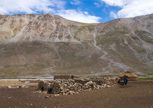  Wakhi village in the mountains, Big pamir, Wakhan, Afghanistan.  Taken on August 11, 2016.PayPal Do