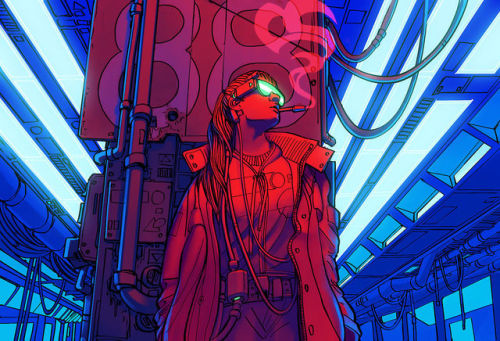 imwaaal-cyberpunk:By Eric Geusz