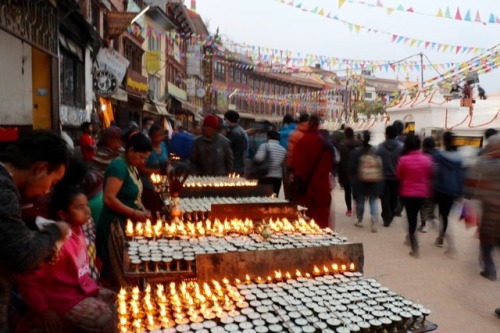 Types Of Offering: Butter Lamps Flames, or light, illuminate wisdom and the path of dharma to lead u