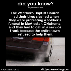 did-you-kno:  The Westboro Baptist Church