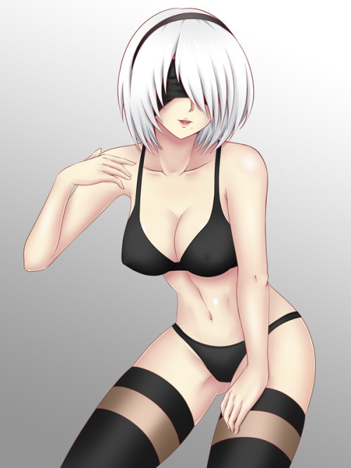 Porn photo hentafutas22:  2B by Oslight (Nier Automata)