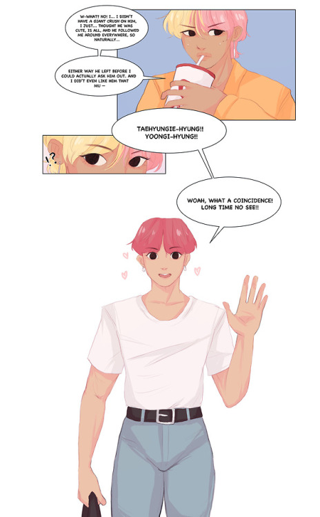 askjeon: taekook / high school sweethearts (?) reuniting