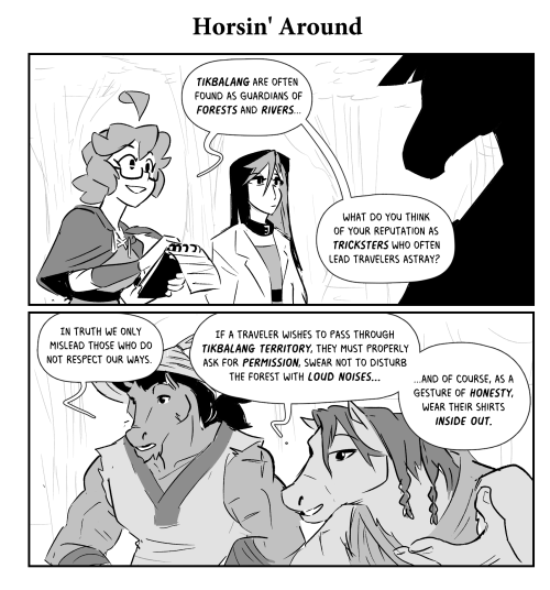 Monster Researcher Eclair (and Andie) Studies Tikbalang!