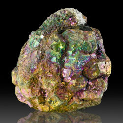 bijoux-et-mineraux:  Iridescent Pyrite - Shangbao, China