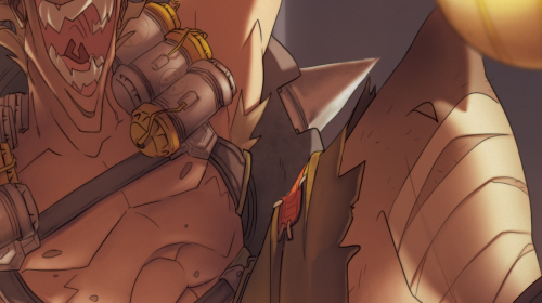 thezombiedogz:Some warms-ups and a quick preview of my piece for the @overwatchzine!Love this snaggl