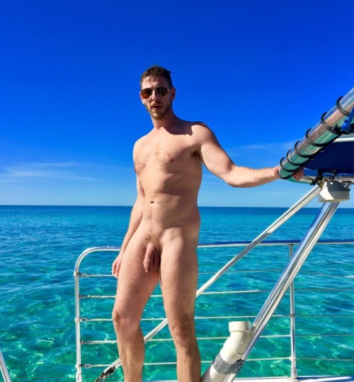 He can walk around naked on my boat anytime as long as I get to suck his cock