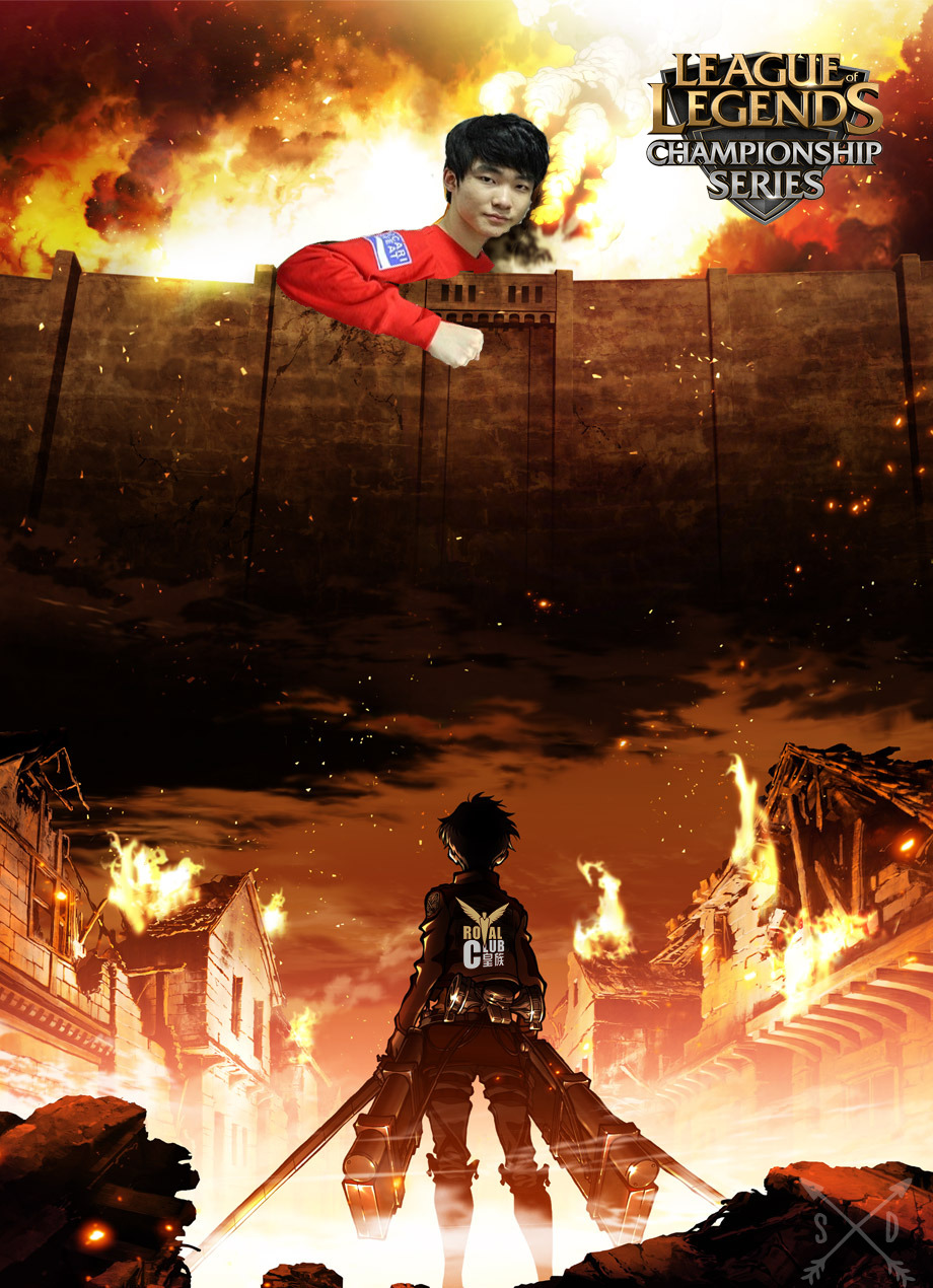 rivenop:  obesehipster:  Attack on Faker. Good luck Royal Club, you’re gunna need
