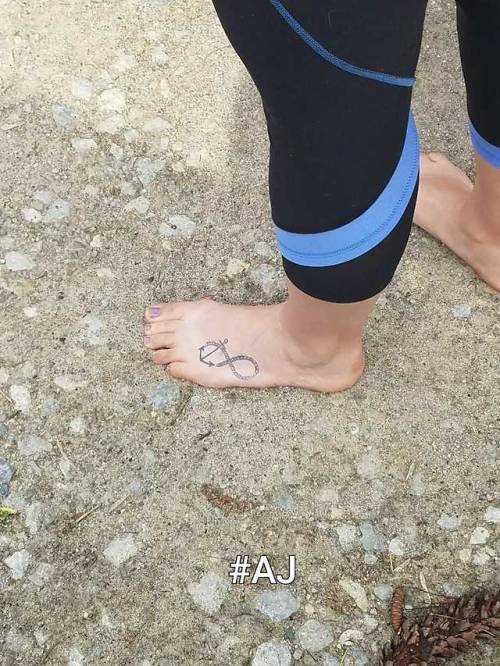 AJ outside this morning.