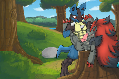 dosomepokemon: Post-battle cool down fuck in the bushes while their trainers are distracted.