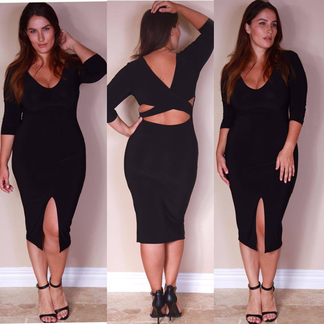makingitcurvy:  #Repost from @shoproughedges because a good #BodyCon dress is my
