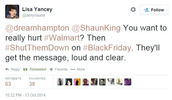 iwriteaboutfeminism:  Ferguson protesters shut down a THIRD Wal-Mart in one night! 