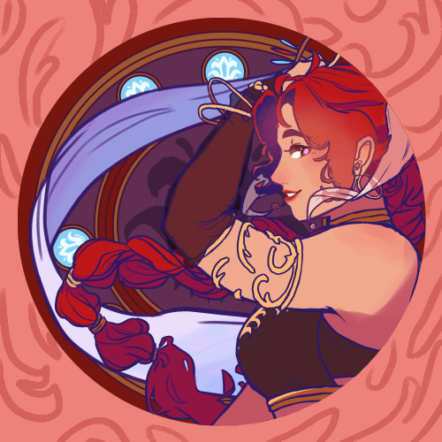 kotalines:a set of art nouveau inspired dancer charms i plan to have at sacanime this year!