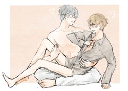 sekaiichiyaoi:    ※ Authorized Reprint for Tumblr || artist: 飴|| ame__030 ☑  Do not remove source link || edit  illustration|| change caption|| upload to other websites!     