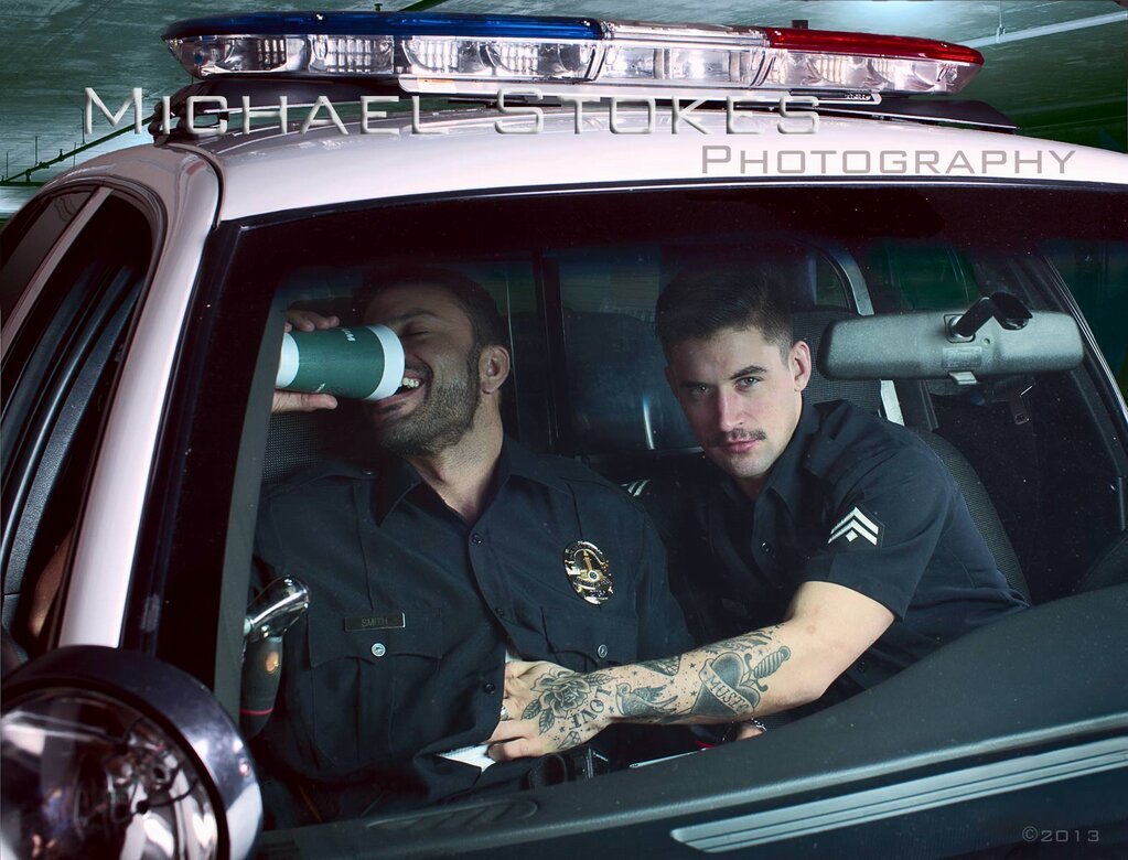 sirveillancebyds:  Rogan Richards and Benjamin Godfre are hot cops! PLUS Rogan as