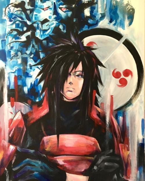 A piece that no one asked for, just felt like making a piece for this badass. Uchiha Madara, acrylic