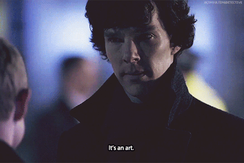 aconsultingdetective: Legit Johnlock Scenes And everyone knows that Sherlock is an artist.