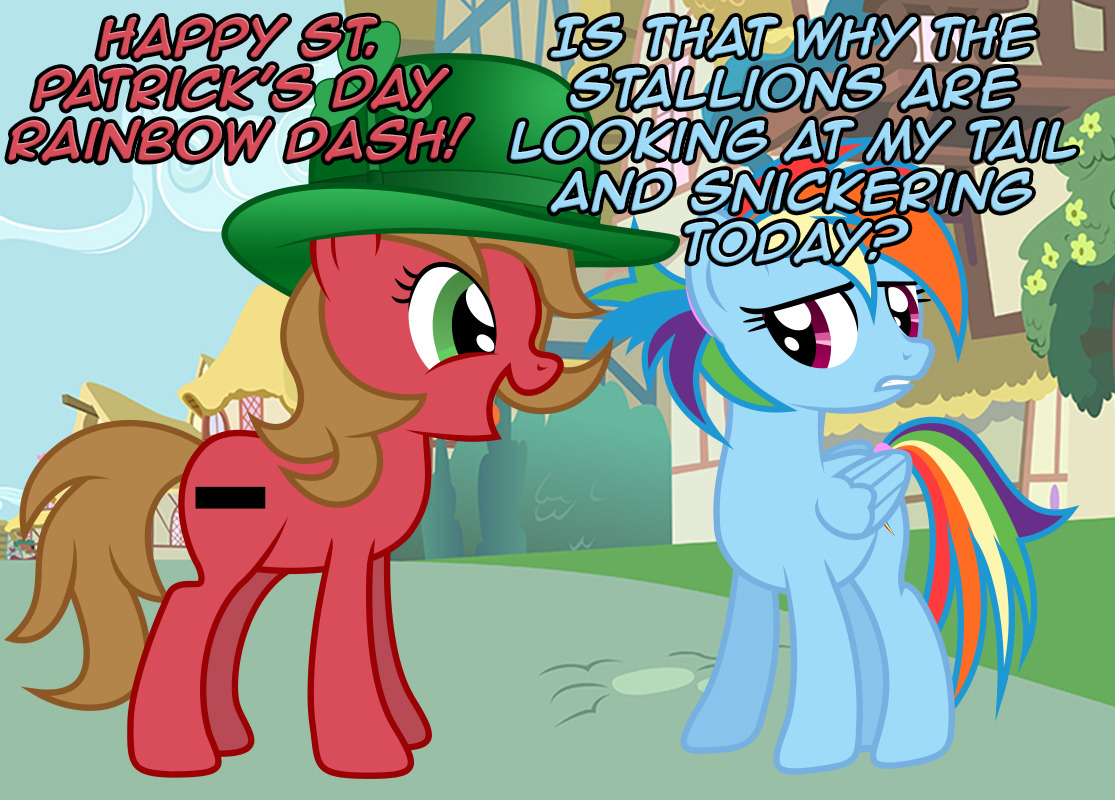 askpun:  I hope everypony has a safe St. Patrick’s day! I’m honestly not sure