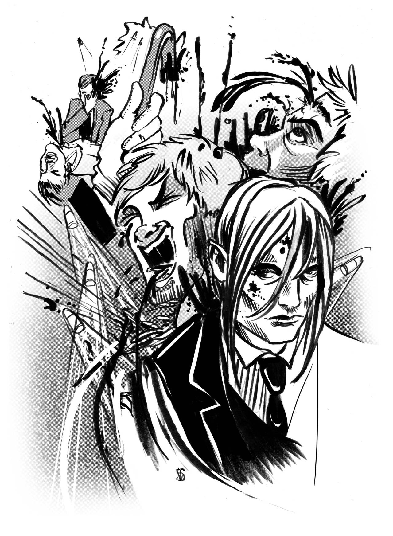 theseavoices:  Illustrations for @moku-youbi ‘s excellent  second chapter of the