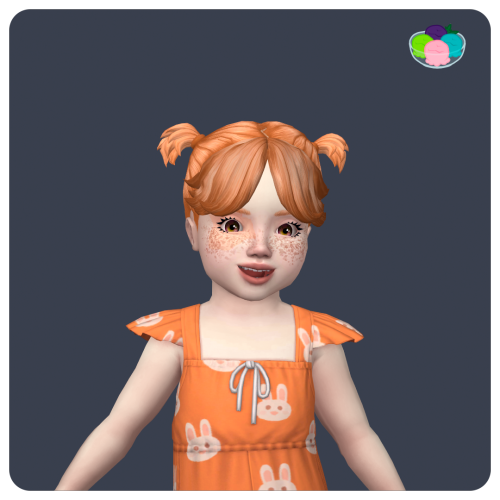 kissalopa: @ravensim’s Bobbie Hair in Sorbets Remix Requires: Mesh 76 add-on swatches in Sorbe