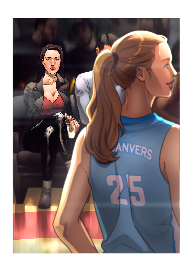 systemflaw:Supergirl[Kara x Lena] basketball AU based off : this fic by lynnearlington