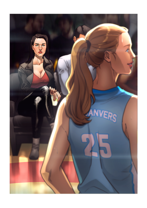 systemflaw:Supergirl[Kara x Lena] basketball AU based off : this fic by lynnearlington where Lena is the owner of a basketball team and Kara is the star player. (extra) nice~ < |D”‘‘‘