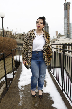 chubadubdub:  ailurophilewithstyle:  My New Year’s look (a bit early). Shot by my friend Matt. Jacket- Forever21 Jeans and top- asos Shoes- I honestly don’t remember, some random mall in high school. They’re sparkly though. COOL. Dunno if you can