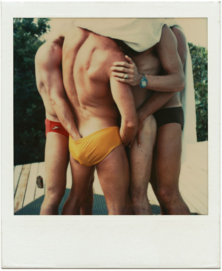 simperingcreatures:  Tom Bianchi. Fire Island Pines series. 1975-1983. Poloroid photograph. 