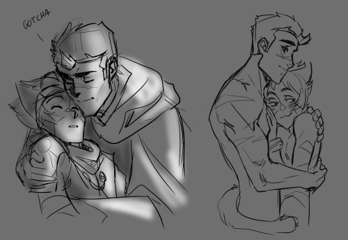 Pike x Shiro scribbles :333