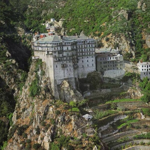 vwillas8:Simonopetra Monastery (Μονή Σίμωνος Πέτρας)Founded during the 13th centuryMount Athos, Gree