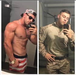 elitealphaman:white-alpha-men:Marine alpha daddy 🇺🇸be sure to wish your local marine a happy Veterans Day while he breeds you.  he fucks raw for America