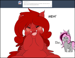 askcherrytheslime:Hey lili why are ush staying back there come closer! x3