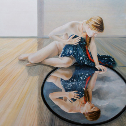 justineportraits:Henning Von Gierke       Psyche and the Mirror    &nb