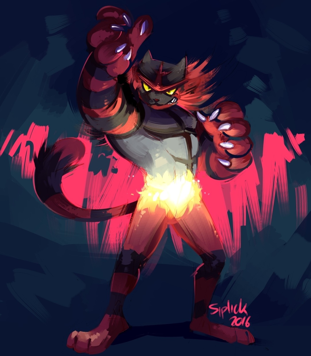 daftlynx:  Me, yesterday: I’d never evolve my Torracat, I love it the way it is