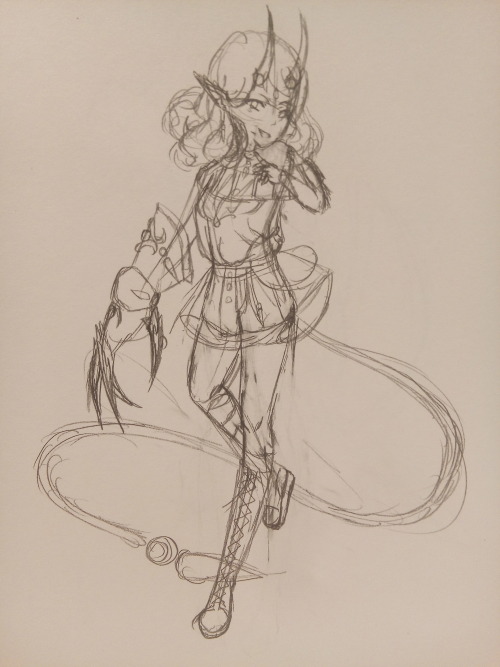 So If You Remember The Sketch Below From 2019, I Finally Got Around To Drawing Her :')