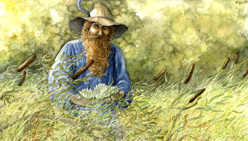 Tom Bombadil by Anke Eissmann “Old Tom Bombadil is a merry fellow, Bright blue his jacket is, 