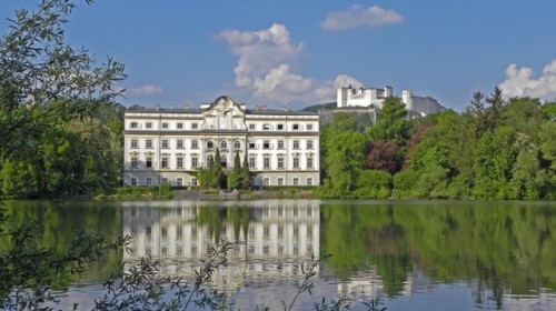 Schloss Leopoldskron is a rococo palace and a national historic monument in Leopoldskron-Moos, a sou