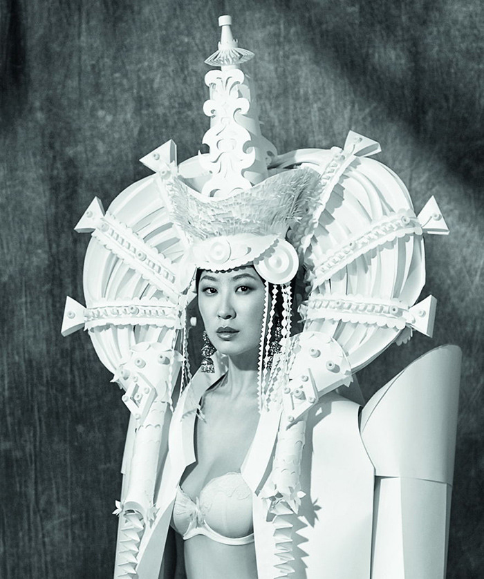 culturenlifestyle:  Paper Wrapped Bride Delivered Asya Kozina is a magician who turns