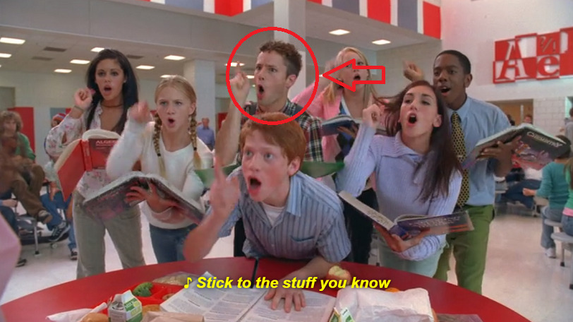 nowiwannaseehimfly:  okay so Thayne Jasperson is briefly in High School Musical,