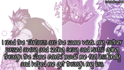 Fairytailconfess:  I Read The Tartaros Arc The Same Week My Father Passed Away And