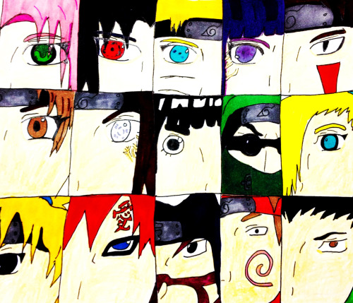 (I added more!) naruto eyes