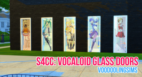 S4CC: VOCALOID GLASS DOORSComes in 5 versions: SeeU, Miku, Rin&amp;Len, Kaito, and Meiko.DOWNLOAD HE